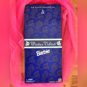1995 Avon winter velvet barbie